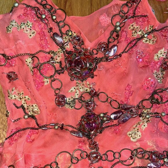 Vintage Beaded Dress - Picture 2 of 8